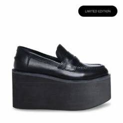 SteveMadden LAWRENCE2-0 BLACK LEATHER -Steve Madden | Official Store LAWERENCE 1