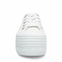 SteveMadden BRIDGET30 WHITE LEATHER -Steve Madden | Official Store STEVEMADDEN ATHLETIC BRIDGET30 WHITE LEATHER FRONT