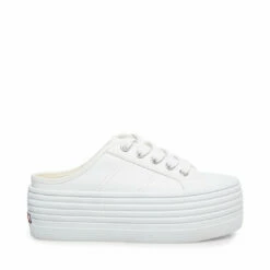 SteveMadden BRIDGET30 WHITE LEATHER -Steve Madden | Official Store STEVEMADDEN ATHLETIC BRIDGET30 WHITE LEATHER SIDE 1