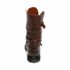 SteveMadden BANDDIT BROWN LEATHER -Steve Madden | Official Store STEVEMADDEN BOOTIES BANDDIT BROWN LEATHER BACK 1
