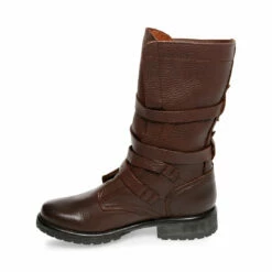 SteveMadden BANDDIT BROWN LEATHER -Steve Madden | Official Store STEVEMADDEN BOOTIES BANDDIT BROWN LEATHER INSIDE 1