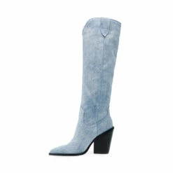 SteveMadden BRONCO DENIM FABRIC -Steve Madden | Official Store STEVEMADDEN BOOTIES BRONCO DENIM FABRIC INSIDE