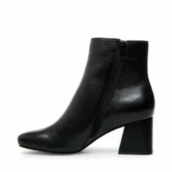 SteveMadden DAVIST BLACK LEATHER -Steve Madden | Official Store STEVEMADDEN BOOTIES DAVIST BLACK LEATHER INSIDE
