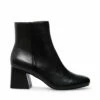 SteveMadden DAVIST BLACK LEATHER