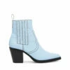 SteveMadden GENIVA LIGHT BLUE CROCODILE -Steve Madden | Official Store STEVEMADDEN BOOTIES GENIVA LIGHT BLUE CROCODILE SIDE 1