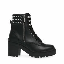 SteveMadden JAYDIN BONE LEATHER -Steve Madden | Official Store STEVEMADDEN BOOTIES JAYDIN BLACK SIDE 2