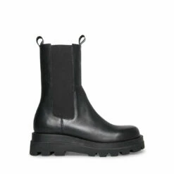 SteveMadden EXPLORER BLACK LEATHER