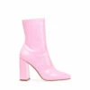 SteveMadden LYNDEN PINK PATENT -Steve Madden | Official Store STEVEMADDEN BOOTIES LYNDEN PINK SIDE 3