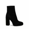 SteveMadden MAIN BLACK SUEDE -Steve Madden | Official Store STEVEMADDEN BOOTIES MAIN BLACK SUEDE SIDE 1