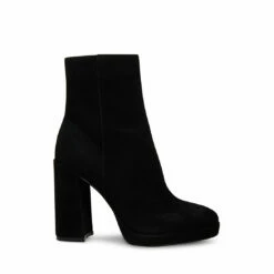 SteveMadden MAIN SAND SUEDE -Steve Madden | Official Store STEVEMADDEN BOOTIES MAIN BLACK SUEDE SIDE