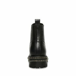 SteveMadden GALENA BLACK LEATHER -Steve Madden | Official Store STEVEMADDEN BOOTS GALENA BLACK BACK