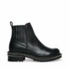 SteveMadden GALENA BLACK LEATHER 1 SteveMadden GALENA BLACK LEATHER -Steve Madden | Official Store STEVEMADDEN BOOTS GALENA BLACK SIDE