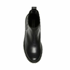 SteveMadden GALENA BLACK LEATHER -Steve Madden | Official Store STEVEMADDEN BOOTS GALENA BLACK TOP
