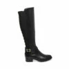 SteveMadden JADINE BLACK LEATHER -Steve Madden | Official Store STEVEMADDEN BOOTS JADINE BLACK LEATHER SIDE