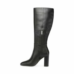 SteveMadden NINNY BLACK LEATHER -Steve Madden | Official Store STEVEMADDEN BOOTS NINNY BLACK LEATHER INSIDE