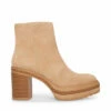 SteveMadden SHANIYA SAND SUEDE -Steve Madden | Official Store STEVEMADDEN BOOTS SHANIYA SAND SIDE 1