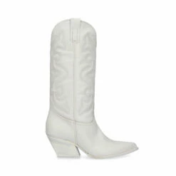 SteveMadden WEST WHITE LEATHER -Steve Madden | Official Store STEVEMADDEN BOOTS WEST WHITE LEATHER SIDE 3
