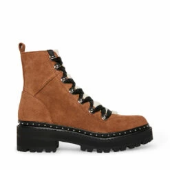 SteveMadden RAINIER CHESTNUT SUEDE -Steve Madden | Official Store STEVEMADDEN CASUAL RAINIER CHESTNUT SUEDE SIDE 1