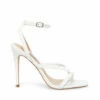 SteveMadden AMADA WHITE LEATHER