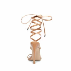 SteveMadden UPLIFT CAMEL PATENT -Steve Madden | Official Store STEVEMADDEN DRESS UPLIFT CAMEL PATENT BACK