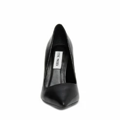 SteveMadden VALA BLACK LEATHER -Steve Madden | Official Store STEVEMADDEN DRESS VALA BLACK LEATHER FRONT