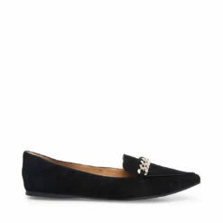 SteveMadden FARRELL BLACK SUEDE 21 SteveMadden FARRELL BLACK SUEDE -Steve Madden | Official Store STEVEMADDEN FLATS FARRELL BLACK SUEDE SIDE 1