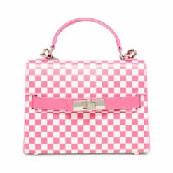 STEVEMADDEN BDIGNIFY PINK/WHITE -Steve Madden | Official Store STEVEMADDEN HANDBAGS BDIGNIFY PINK CHECKER 5