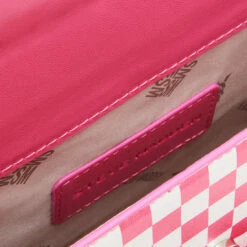 STEVEMADDEN BDIGNIFY PINK/WHITE -Steve Madden | Official Store STEVEMADDEN HANDBAGS BDIGNIFY PINK CHECKER INSIDE