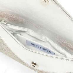 SteveMadden BSWAGGER SILVER -Steve Madden | Official Store STEVEMADDEN HANDBAGS BSWAGGER SILVER INSIDE