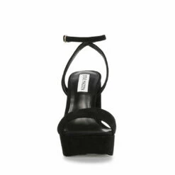 SteveMadden LESSA BLACK SUEDE -Steve Madden | Official Store STEVEMADDEN INTL LESSA BLACK SUEDE FRONT