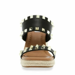 SteveMadden MACKIE-S BLACK MULTI -Steve Madden | Official Store STEVEMADDEN INTL MACKIE S BLACK LEATHER FRONT