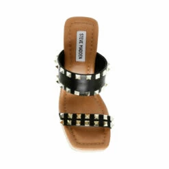 SteveMadden MACKIE-S BLACK MULTI -Steve Madden | Official Store STEVEMADDEN INTL MACKIE S BLACK LEATHER TOP