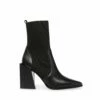 SteveMadden TACKLE BLACK LEATHER -Steve Madden | Official Store STEVEMADDEN INTL TACKLE BLACK LEATHER SIDE