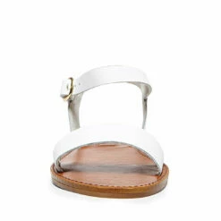 SteveMadden DONDDI WHITE LEATHER 12 SteveMadden DONDDI WHITE LEATHER -Steve Madden | Official Store STEVEMADDEN SANDALS DONDDI M WHITE LEATHER FRONT