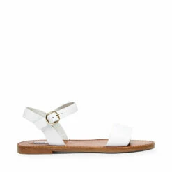 SteveMadden DONDDI TAN LEATHER -Steve Madden | Official Store STEVEMADDEN SANDALS DONDDI M WHITE LEATHER SIDE