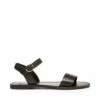 SteveMadden DONDDI BLACK LEATHER -Steve Madden | Official Store STEVEMADDEN SANDALS DONDDI BLACK LEATHER SIDE 1