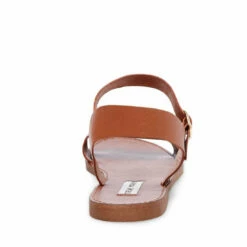 SteveMadden DONDDI TAN LEATHER -Steve Madden | Official Store STEVEMADDEN SANDALS DONDDI TAN LEATHER BACK