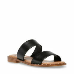 SteveMadden IVARA BLACK LEATHER 11 SteveMadden IVARA BLACK LEATHER -Steve Madden | Official Store STEVEMADDEN SANDALS IVARA BLACK LEATHER