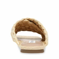SteveMadden MARINA NATURAL RAFFIA -Steve Madden | Official Store STEVEMADDEN SANDALS MARINA NATURAL BACK