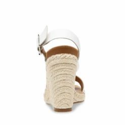 SteveMadden MERIDIAN WHITE LEATHER -Steve Madden | Official Store STEVEMADDEN SANDALS MERIDIAN WHITE LEATHER BACK