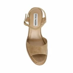 SteveMadden SHAKER SAND SUEDE -Steve Madden | Official Store STEVEMADDEN SANDALS SHAKER SAND SUEDE TOP