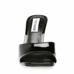 SteveMadden SIGNAL BLACK PATENT -Steve Madden | Official Store STEVEMADDEN SANDALS SIGNAL BLACK PATENT FRONT