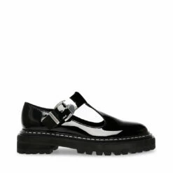SteveMadden SUZEY BLACK -Steve Madden | Official Store STEVEMADDEN SANDALS SUZEY BLACK PATENT SIDE 1