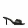 SteveMadden THAI BLACK LEATHER -Steve Madden | Official Store STEVEMADDEN SANDALS THAI BLACK LEATHER SIDE