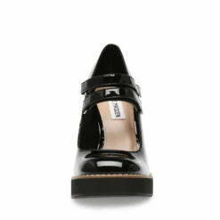 SteveMadden TWICE BLACK PATENT -Steve Madden | Official Store STEVEMADDEN SANDALS TWICE BLACK PATENT FRONT