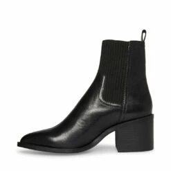 SteveMadden ABRIEL BLACK LEATHER -Steve Madden | Official Store STEVEMADDEN SHOES ABRIEL BLACK LEATHER INSIDE