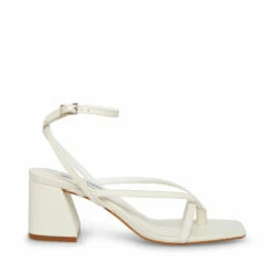 STEVEMADDEN ALAINA BONE LEATHER -Steve Madden | Official Store STEVEMADDEN SHOES ALAINA WHITE SIDE 1