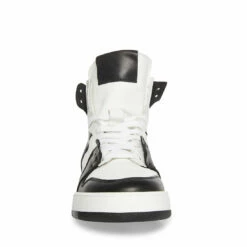 SteveMadden BIZZY BLACK/WHITE 13 SteveMadden BIZZY BLACK/WHITE -Steve Madden | Official Store STEVEMADDEN SHOES BIZZY WHITE BLACK FRONT
