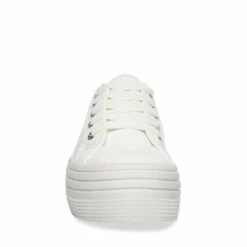 SteveMadden BOBBI30 WHITE/GREEN -Steve Madden | Official Store STEVEMADDEN SHOES BOBBI 2 STRIPED FRONT
