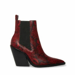 SteveMadden CAUTION RED SNAKE -Steve Madden | Official Store STEVEMADDEN SHOES CAUTION RED SNAKE SIDE 2